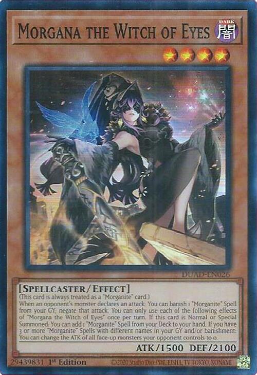 Morgana the Witch of Eyes [DUAD-EN026] Super Rare | Gear Gaming Fayetteville