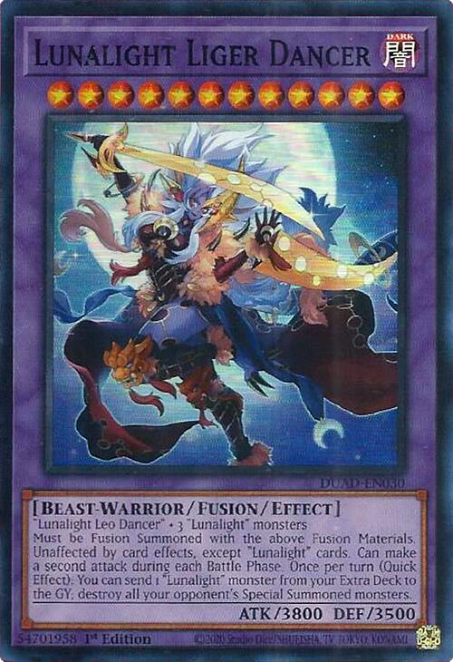 Lunalight Liger Dancer [DUAD-EN030] Super Rare | Gear Gaming Fayetteville