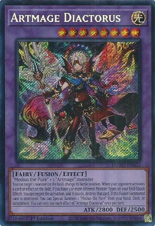 Artmage Diactorus [DUAD-EN032] Secret Rare | Gear Gaming Fayetteville