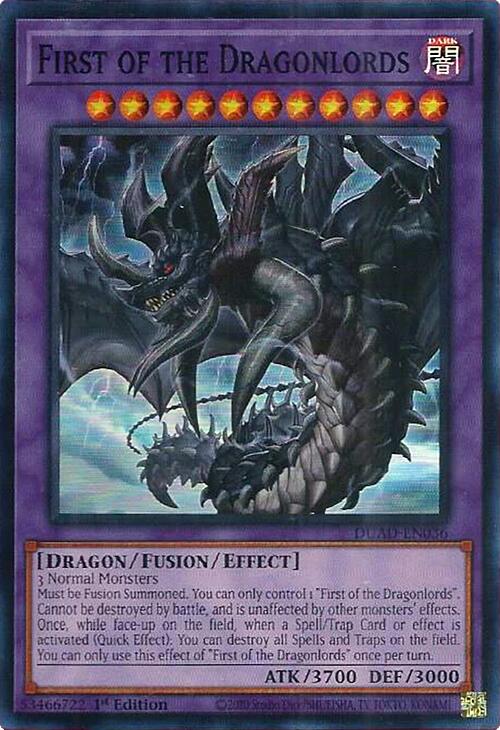 First of the Dragonlords [DUAD-EN036] Super Rare | Gear Gaming Fayetteville