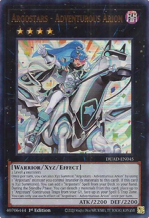 Argostars - Adventurous Arion [DUAD-EN045] Ultra Rare | Gear Gaming Fayetteville
