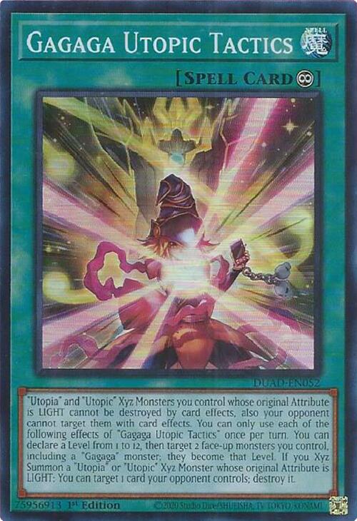 Gagaga Utopic Tactics [DUAD-EN052] Super Rare | Gear Gaming Fayetteville