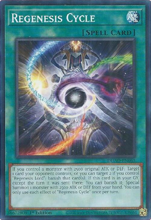 Regenesis Cycle [DUAD-EN063] Common | Gear Gaming Fayetteville