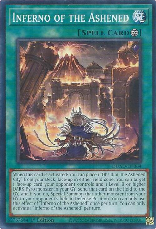 Inferno of the Ashened [DUAD-EN064] Common | Gear Gaming Fayetteville