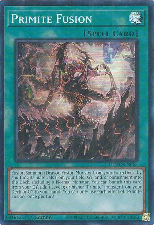 Primite Fusion [DUAD-EN065] Super Rare | Gear Gaming Fayetteville