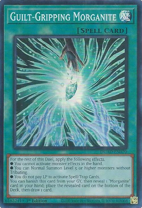 Guilt-Gripping Morganite [DUAD-EN070] Super Rare | Gear Gaming Fayetteville