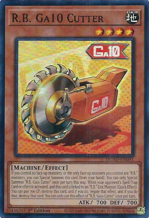 R.B. Ga10 Cutter [DUAD-EN091] Super Rare | Gear Gaming Fayetteville