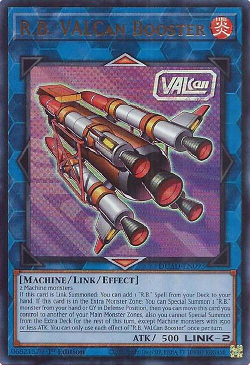 R.B. VALCan Booster [DUAD-EN093] Ultra Rare | Gear Gaming Fayetteville