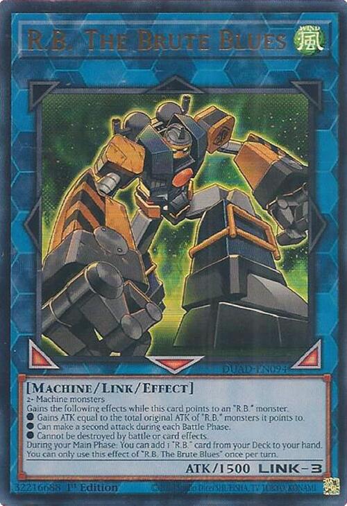 R.B. The Brute Blues [DUAD-EN094] Ultra Rare | Gear Gaming Fayetteville