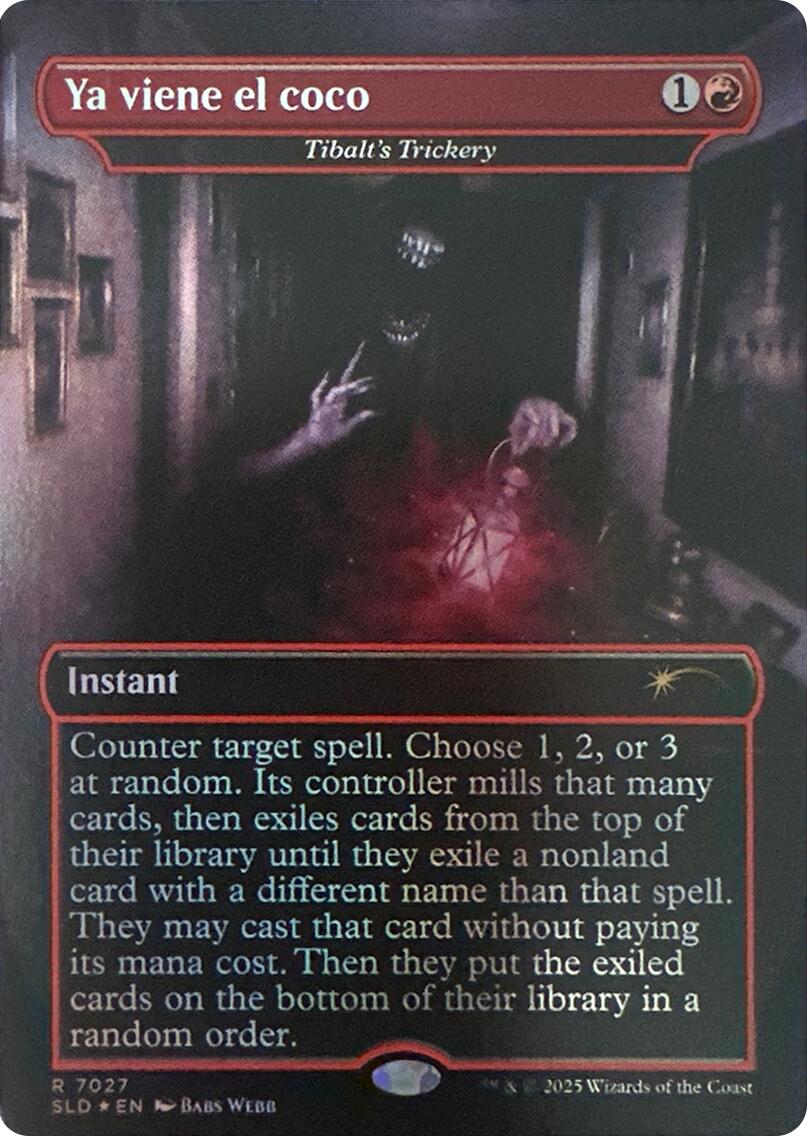 Ya viene el coco - Tibalt's Trickery (Rainbow Foil) [Secret Lair Drop Series] | Gear Gaming Fayetteville