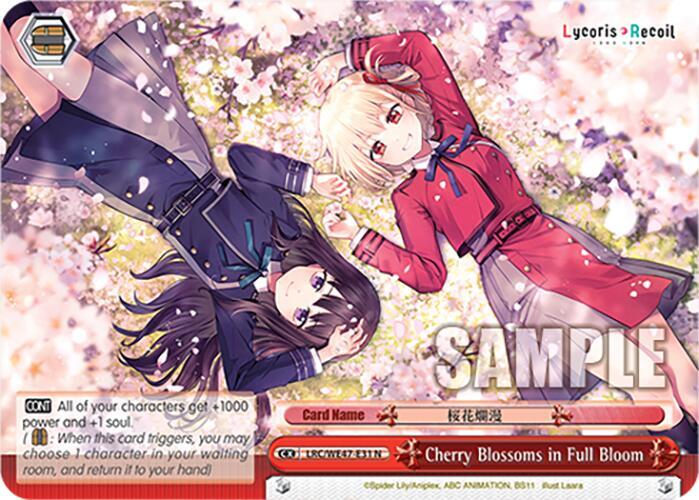 Cherry Blossoms in Full Bloom - [Lycoris Recoil Premium Booster] | Gear Gaming Fayetteville