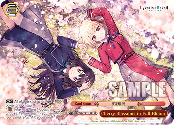 Cherry Blossoms in Full Bloom (LRP) - [Lycoris Recoil Premium Booster] | Gear Gaming Fayetteville