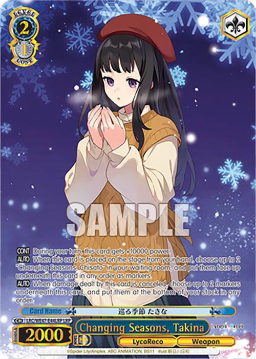 Changing Seasons, Takina (LRP) - [Lycoris Recoil Premium Booster] | Gear Gaming Fayetteville