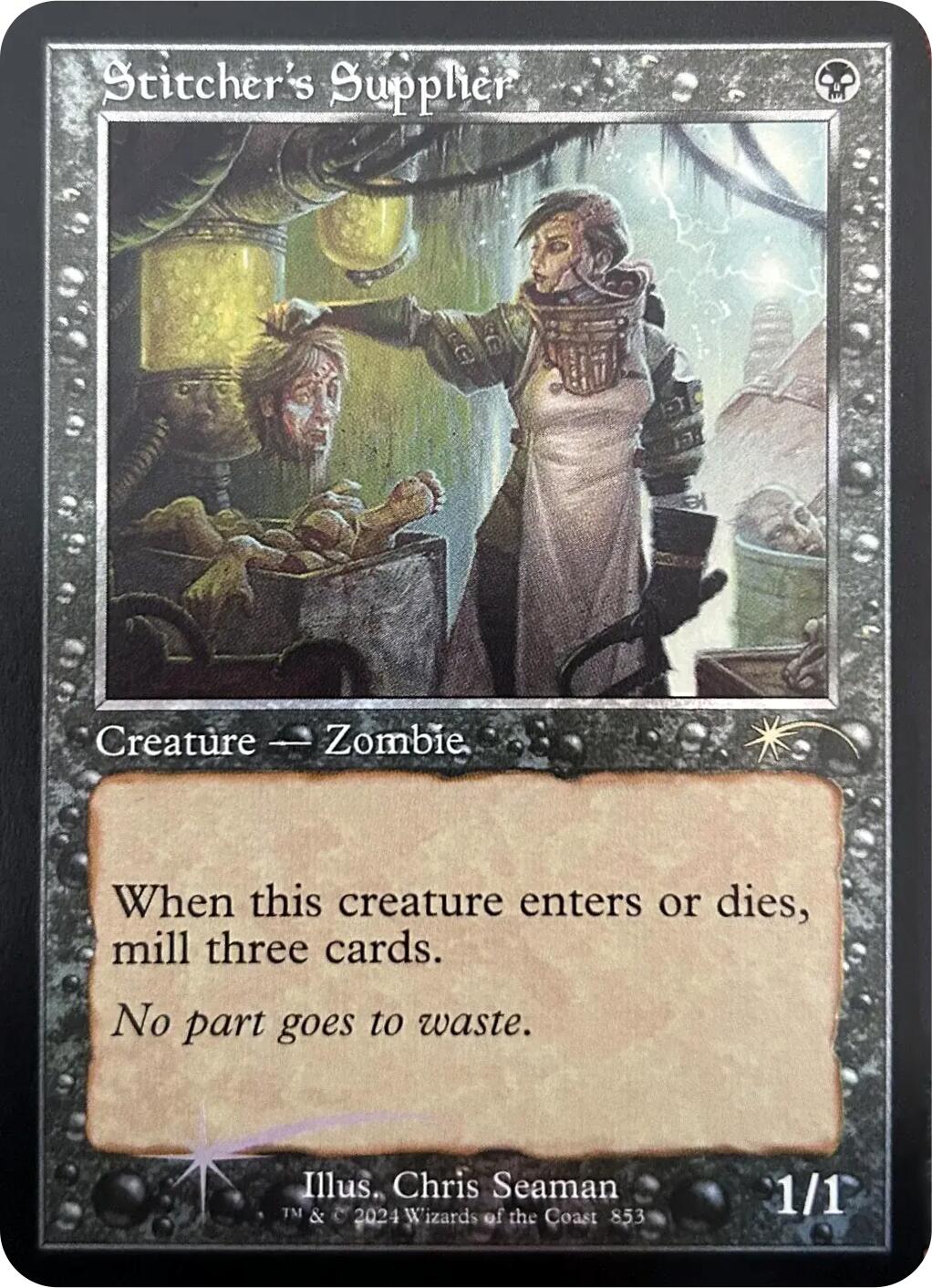 Stitcher's Supplier (Retro Frame) [Secret Lair Drop Series] | Gear Gaming Fayetteville
