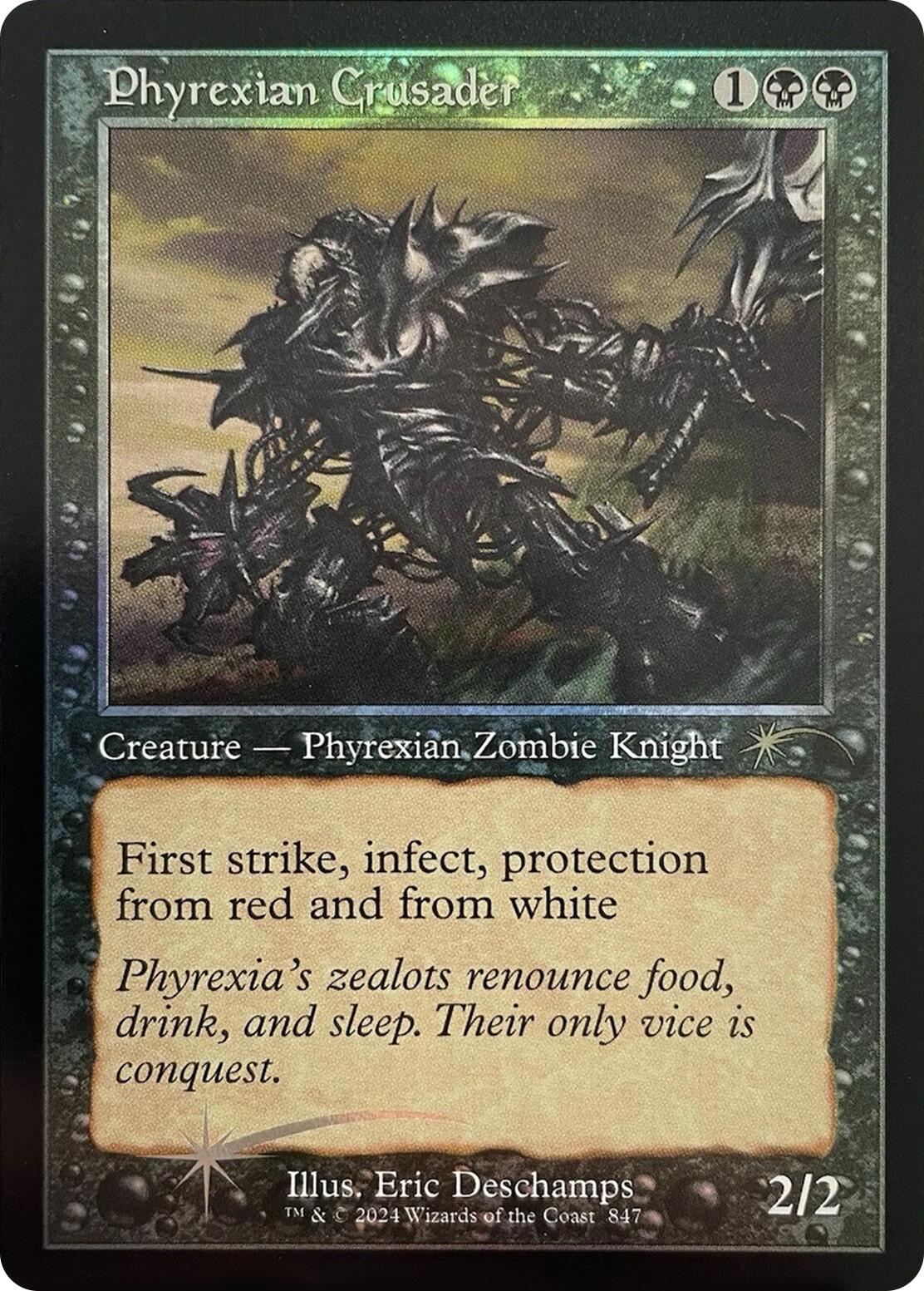 Phyrexian Crusader (Retro Frame) [Secret Lair Drop Series] | Gear Gaming Fayetteville