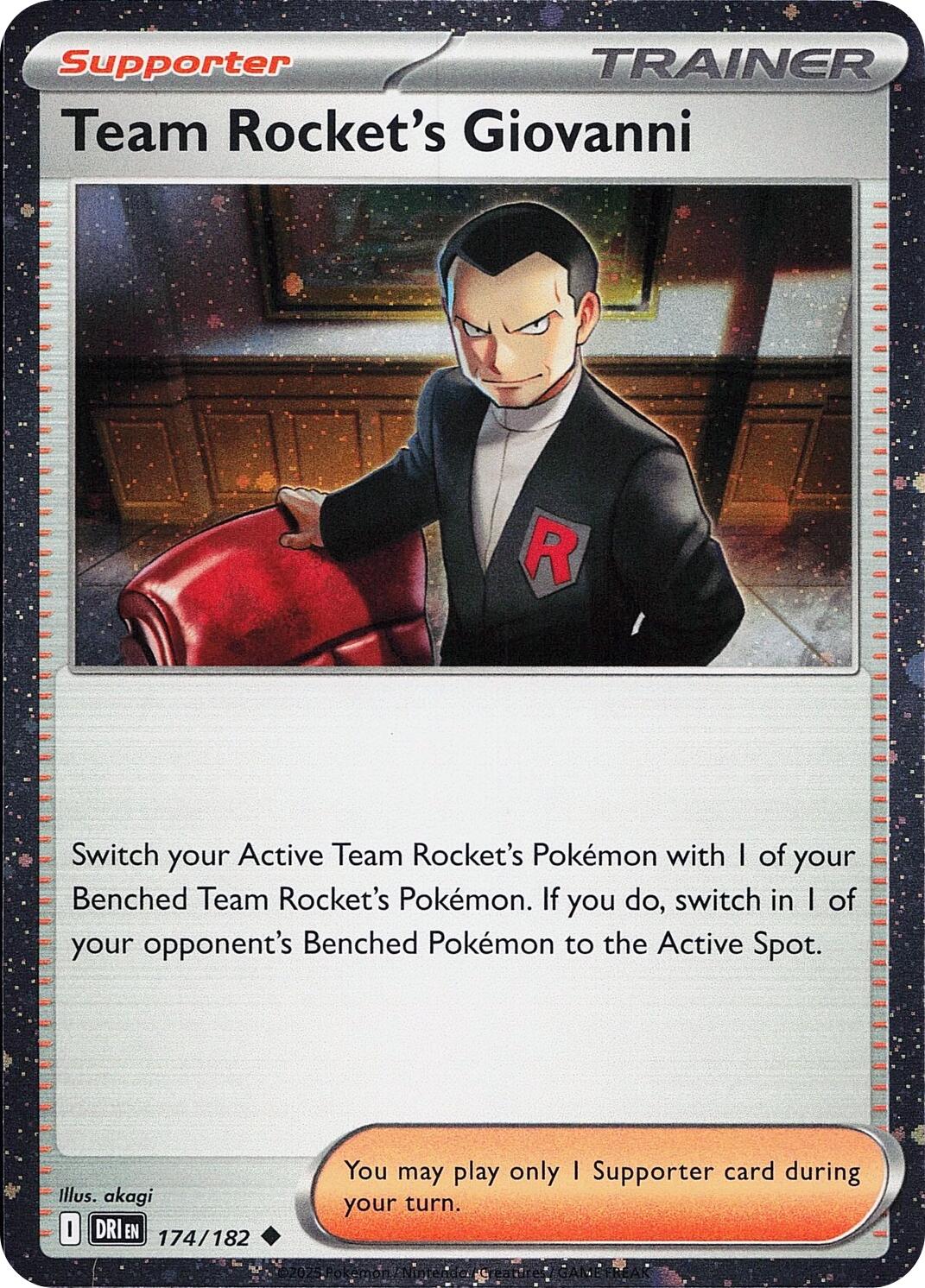 Team Rocket's Giovanni (174/182) (Cosmos Holo) [Miscellaneous Cards] | Gear Gaming Fayetteville