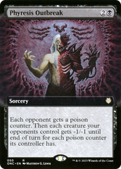 Phyresis Outbreak (Extended Art) [Phyrexia: All Will Be One Commander] | Gear Gaming Fayetteville