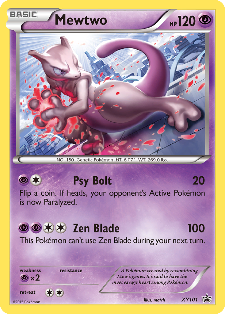 Mewtwo (XY101) [XY: Black Star Promos] | Gear Gaming Fayetteville