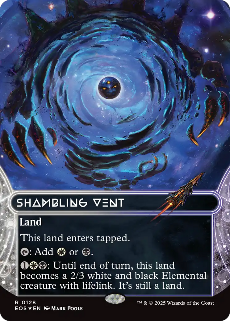 Shambling Vent (0128) (Borderless) (Galaxy Foil) [Edge of Eternities: Stellar Sights] | Gear Gaming Fayetteville