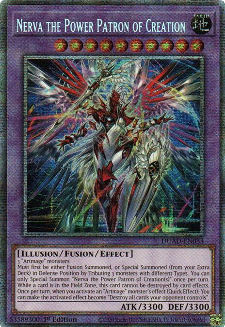 Nerva the Power Patron of Creation (Starlight Rare) [DUAD-EN033] Starlight Rare | Gear Gaming Fayetteville