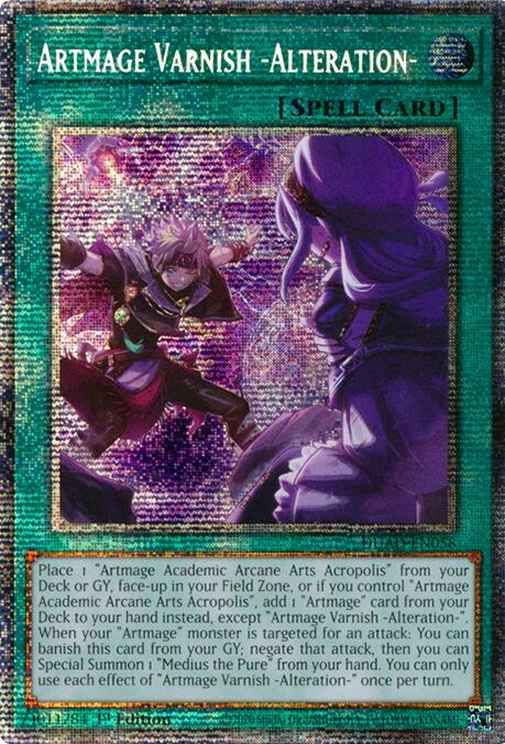 Artmage Varnish -Alteration- (Starlight Rare) [DUAD-EN058] Starlight Rare | Gear Gaming Fayetteville