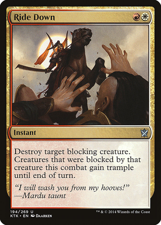 Ride Down [Khans of Tarkir] | Gear Gaming Fayetteville