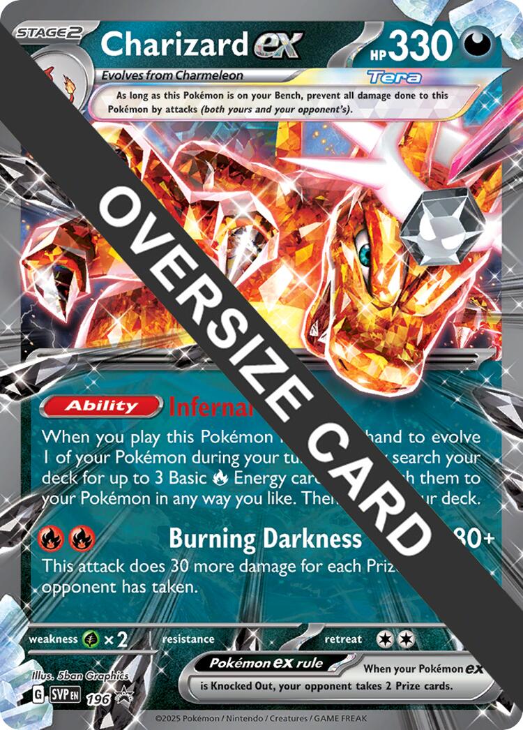 Charizard EX (196) (Jumbo Card) [Scarlet & Violet: Black Star Promos] | Gear Gaming Fayetteville