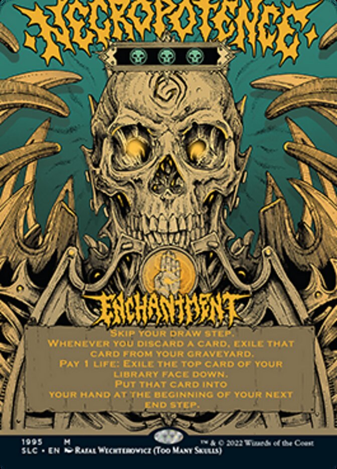 Necropotence (Borderless Alternate Art) [Secret Lair Countdown Kit] | Gear Gaming Fayetteville