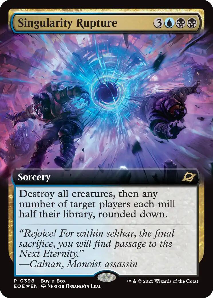 Singularity Rupture (Extended Art) (Buy-A-Box) [Edge of Eternities] | Gear Gaming Fayetteville