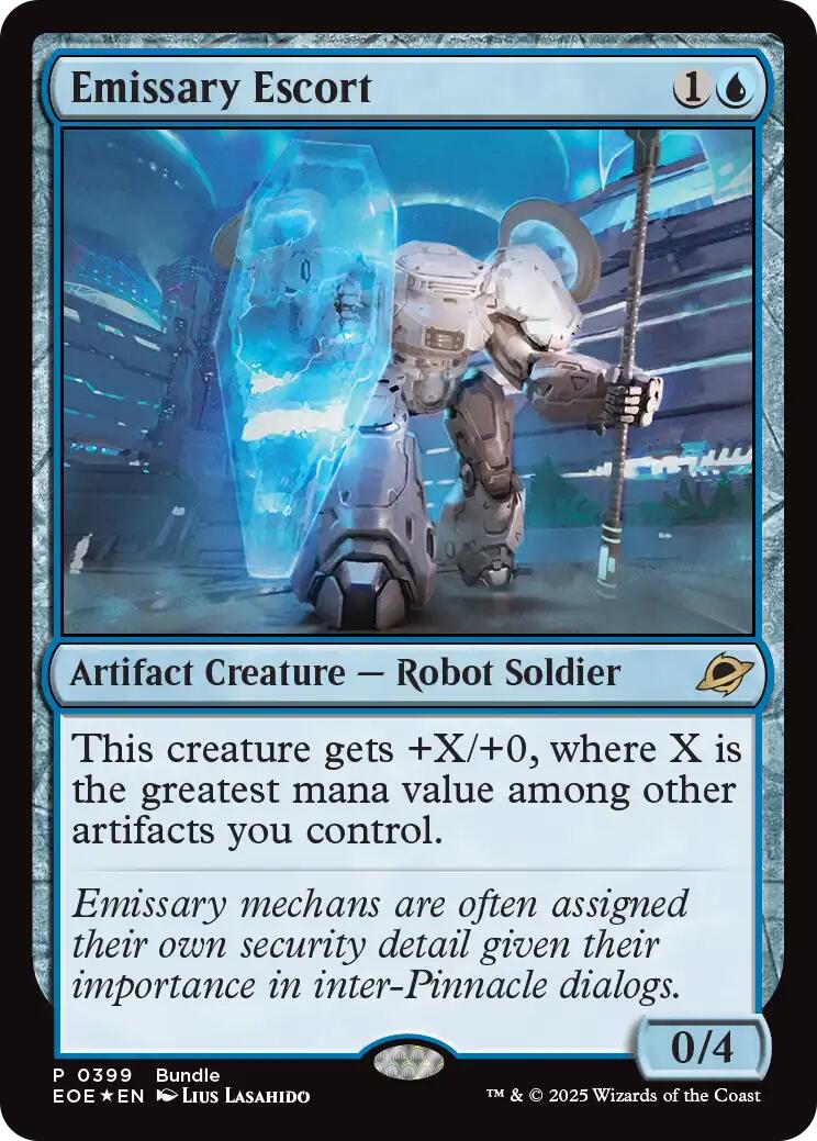 Emissary Escort (Bundle) [Edge of Eternities Promo Pack] | Gear Gaming Fayetteville
