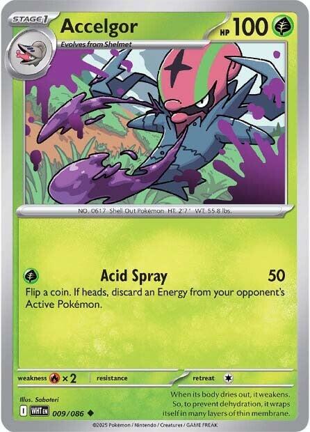 Accelgor (009/086) [Scarlet & Violet: White Flare] | Gear Gaming Fayetteville