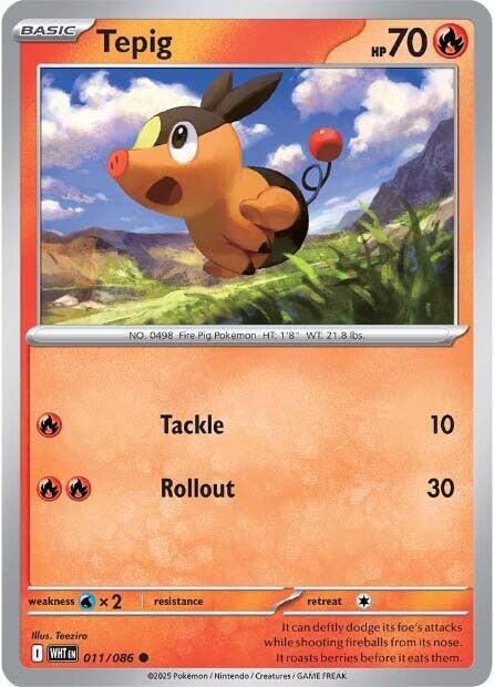 Tepig (011/086) [Scarlet & Violet: White Flare] | Gear Gaming Fayetteville