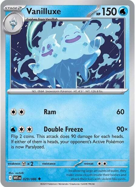 Vanilluxe (029/086) [Scarlet & Violet: White Flare] | Gear Gaming Fayetteville