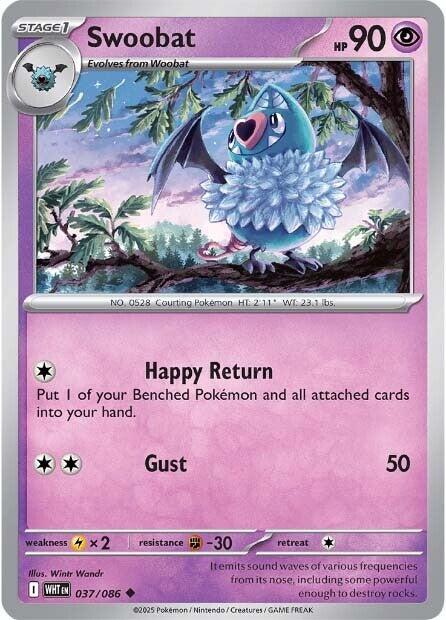 Swoobat (037/086) [Scarlet & Violet: White Flare] | Gear Gaming Fayetteville