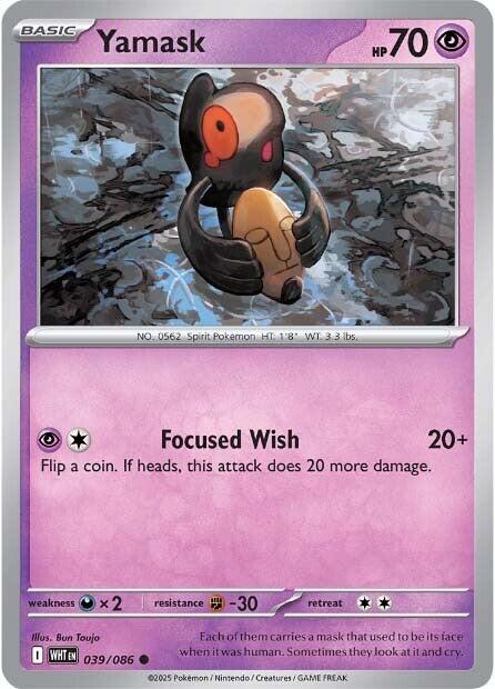 Yamask (039/086) [Scarlet & Violet: White Flare] | Gear Gaming Fayetteville