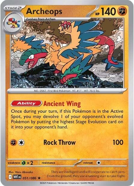 Archeops (051/086) [Scarlet & Violet: White Flare] | Gear Gaming Fayetteville