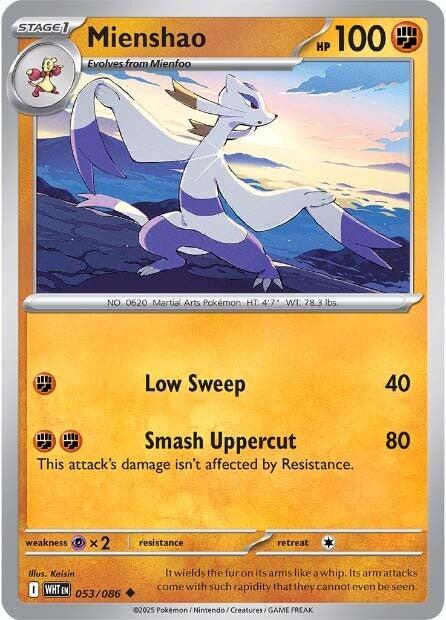 Mienshao (053/086) [Scarlet & Violet: White Flare] | Gear Gaming Fayetteville