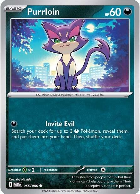 Purrloin (055/086) [Scarlet & Violet: White Flare] | Gear Gaming Fayetteville
