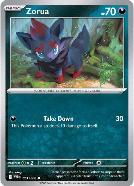 Zorua (061/086) [Scarlet & Violet: White Flare] | Gear Gaming Fayetteville