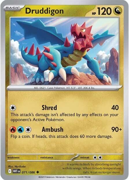 Druddigon (071/086) [Scarlet & Violet: White Flare] | Gear Gaming Fayetteville