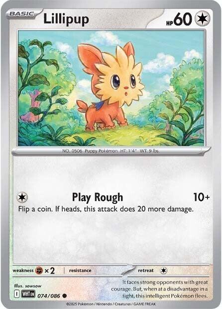 Lillipup (074/086) [Scarlet & Violet: White Flare] | Gear Gaming Fayetteville