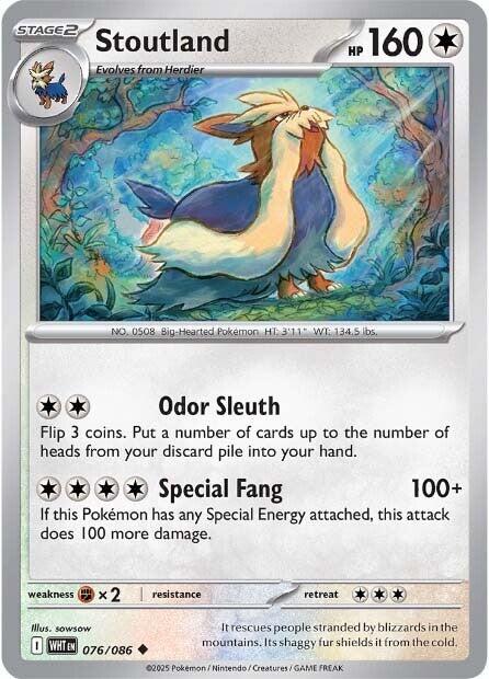 Stoutland (076/086) [Scarlet & Violet: White Flare] | Gear Gaming Fayetteville