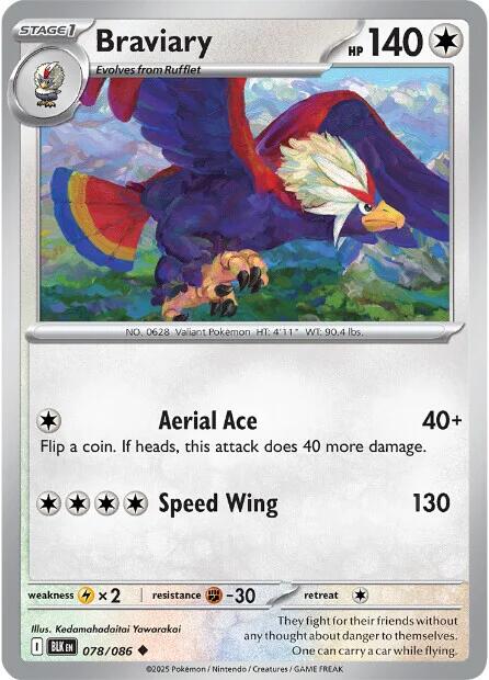 Braviary (078/086) [Scarlet & Violet: Black Bolt] | Gear Gaming Fayetteville