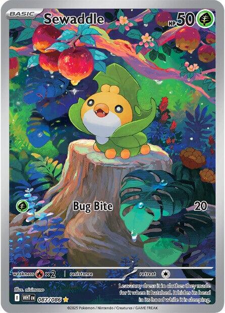 Sewaddle (087/086) [Scarlet & Violet: White Flare] | Gear Gaming Fayetteville