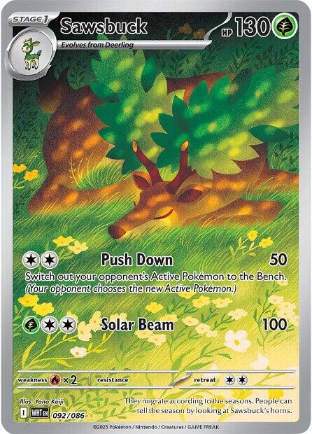Sawsbuck (092/086) [Scarlet & Violet: White Flare] | Gear Gaming Fayetteville