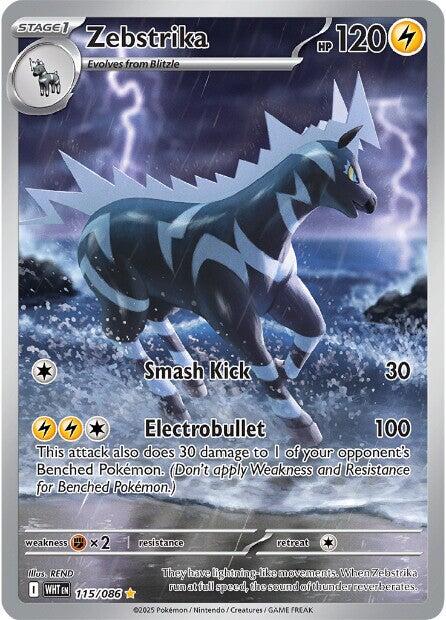 Zebstrika (115/086) [Scarlet & Violet: White Flare] | Gear Gaming Fayetteville