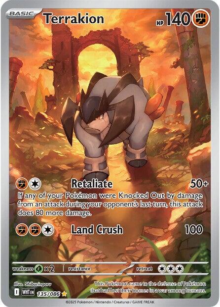 Terrakion (135/086) [Scarlet & Violet: White Flare] | Gear Gaming Fayetteville
