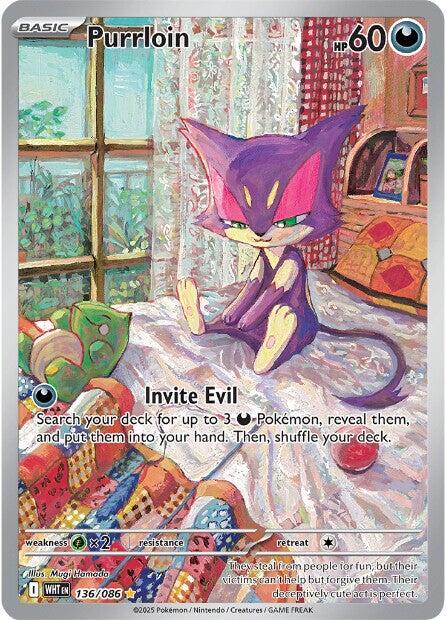 Purrloin (136/086) [Scarlet & Violet: White Flare] | Gear Gaming Fayetteville