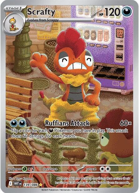 Scrafty (139/086) [Scarlet & Violet: White Flare] | Gear Gaming Fayetteville