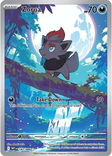 Zorua (142/086) [Scarlet & Violet: White Flare] | Gear Gaming Fayetteville